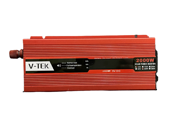 Инвертор напряжения 12 в 220V-2000W Автомобильный преобразователь с UKC ...