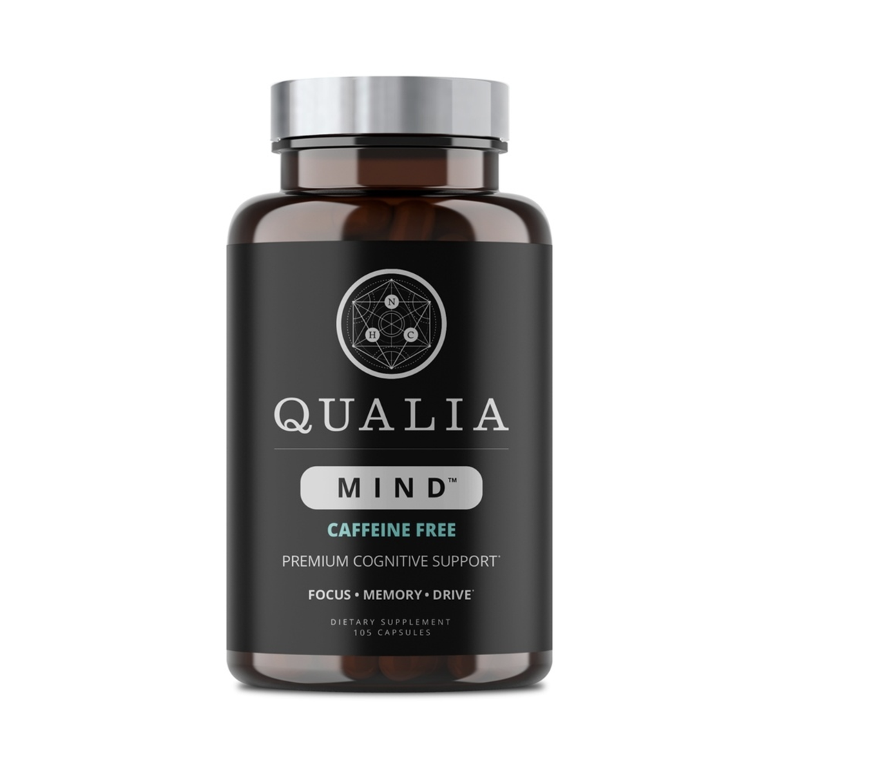 Neurohacker Qualia Mind CaffeineFree / Підтримка когнітивних функцій преміум 105 капсул на 3 тижні