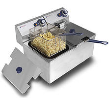 Електрична настільна фритюрниця Hendi BlueLine 205839 (дві ванни, 8 л)