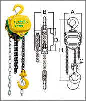 Таль цепная ТМ ABLE (усиленная) 10 т. 15