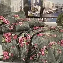 Комплект постільної білизни бязь полікоттон євро розмір