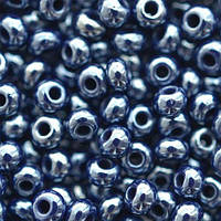 33061 бисер чешский Preciosa синий жемчужный люкс