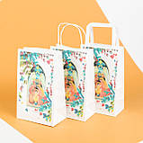 Подарункові пакети на Різдво 150*90*240 Дитячі святкові пакети з малюнком "Різдвяний Вертеп", фото 8