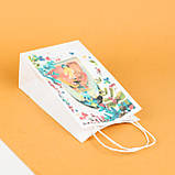 Подарункові пакети на Різдво 150*90*240 Дитячі святкові пакети з малюнком "Різдвяний Вертеп", фото 9