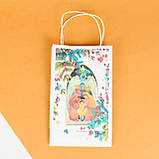 Подарункові пакети на Різдво 150*90*240 Дитячі святкові пакети з малюнком "Різдвяний Вертеп", фото 7