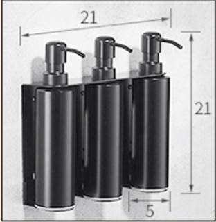 Ручний дозатор мила. Модель 3-116-3-н, фото 1