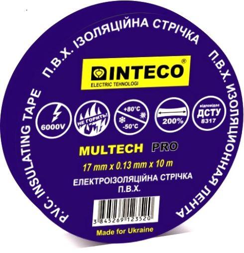 Ізострічка INTECO MULTECH PRO 10 м СИНЯЯ (Електроізоляційна стрічка Інкеко)