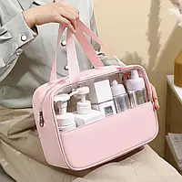 Женская косметичка большая водонепроницаемая / Сумка для средств гигиены и косметики / Дорожный органайзер