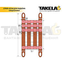 Сітки для кріплення і підйому вантажів
