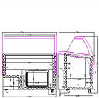 Зі знижкою VENUS ELEGANTE 36 Морозильна вітрина з гнутим склом для м'якого морозива CRYSTAL S.A. Греція, фото 9