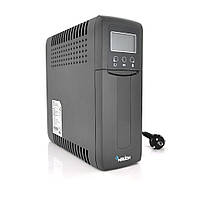 ИБП Merlion UDU 1000 (600W) LСD, 162-270VAC, AVR 1st, 1x12V9Ah, 4 SHUKO, plastik Case Q2 (99х277х290) 8,1кг