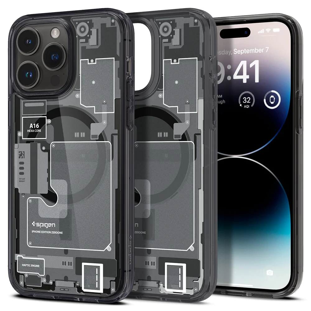 Чохол Spigen для iPhone 14 Pro (6.1") — Ultra Hybrid, Zero One (MagFit) (ACS05540)