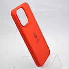 Чохол з патріотичним принтом Silicon Case Print Тризуб для iPhone 13 Pro Red/Червоний, фото 4