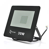 Прожектор SLIM LED RITAR RT-FLOOD30A, 30W, 36xSMD2835, IP65, 3000Lm, 6500K (100%), PF>0.9  Ra>70, 185*200*25mm