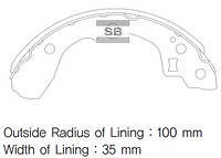 Колодки задние тормозные КIA SEPHIA 1.5-1.8 93-,SHUMA 1.5-1.8 97- (Hi-Q)
