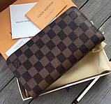 Чоловічий гаманець Louis Vuitton (60017) brown, фото 3
