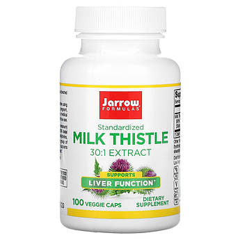 Розторопша 150 мг Jarrow Formulas Milk Thistle для здоров'я печінки 100 вегетаріанських капсул