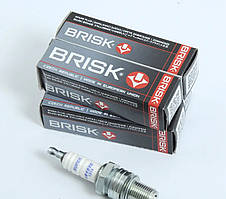 Свічки - "Brisk" - LR17YC.4K SUPER Зазор-0.8мм, ключ-21 (Волга\Газель (двиг.406\довжина рез.) (1322)