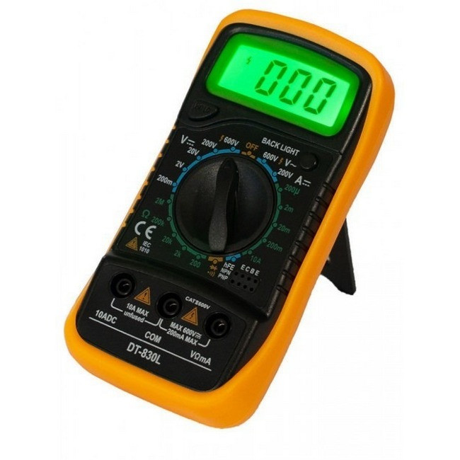 Тестер цифровий мультиметр DT 830 L 3469 (N019690)