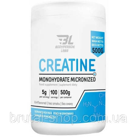 Креатин Bodyperson Labs - Creatine Monohydrate (500 грамів)