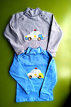 Дитяча водолазка на плечі на кнопках 1,2,3,4,5,6 років 26(86,92)