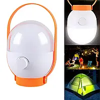 ❤️Лампа для кемпінгу LED на акумуляторі з USB silver toss st 5661, лапмочка з регулюванням світла, ліхтар