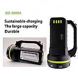 Автономна сонячна система GD-2000А портативна міні електростанція Power bank ліхтар для дачі та будинку, фото 6