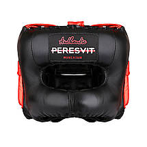 Шолом для боксу захисний боксерський шолом для змагань Peresvit Momentum Headguard Black Metalic Orange, фото 3