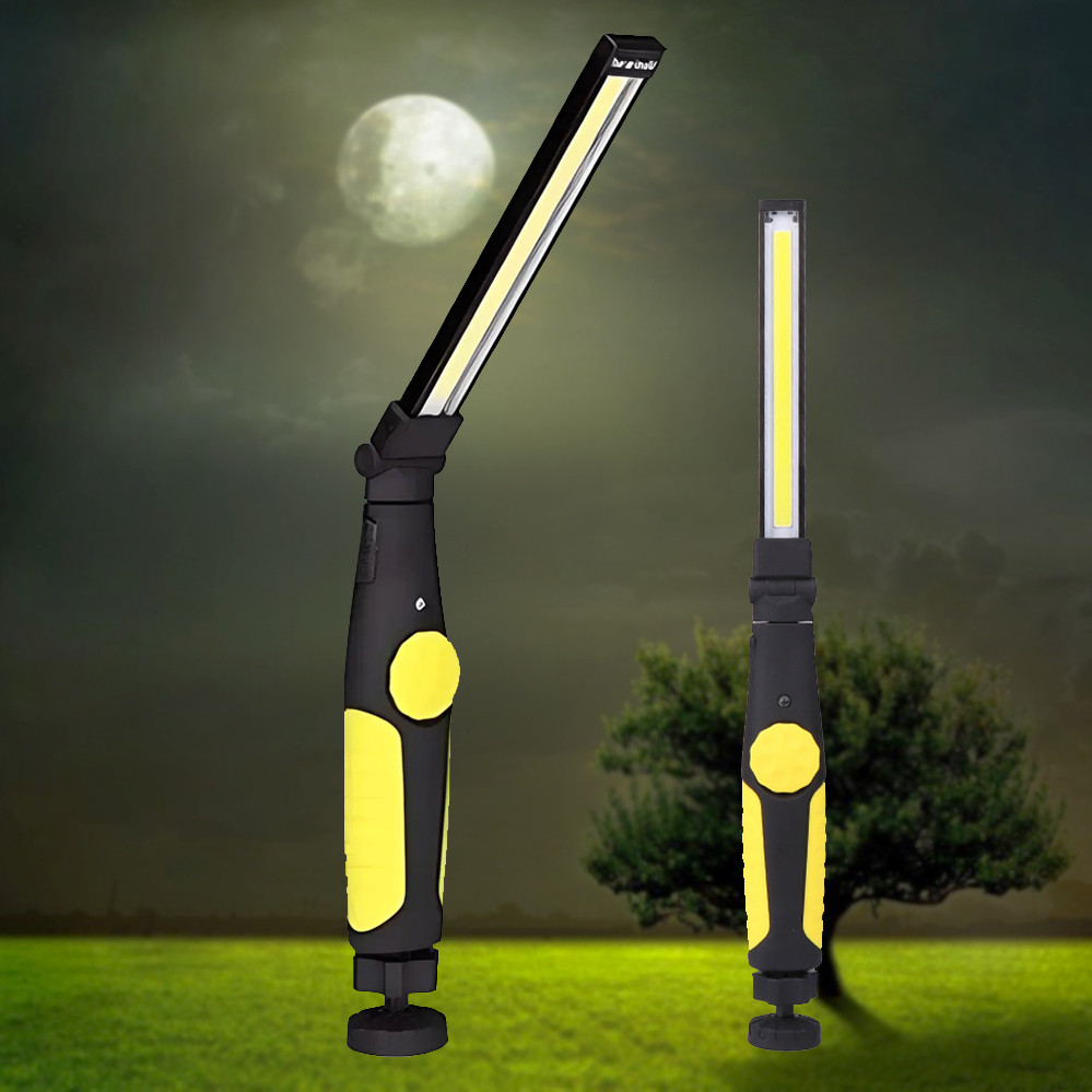 Ліхтарик акумуляторний складаний на магніті Work Lights Ліхтар 360° з гачком і магнітною основою