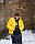Зимова чоловіча куртка OGONPUSHKA Homie 2.0 жовта, фото 10