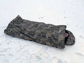 Спальний мішок ковдра зимовий з капюшоном (спальник) збільшений до -20°C VMSport Зима (sp-010-1), фото 3