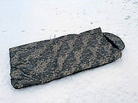 Спальный мешок одеяло зимний с капюшоном (спальник) увеличенный до -20°C VMSport Зима (sp-010-1)