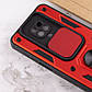 Чохол бампер Magnetic Ring з підставкою для Xiaomi Redmi Note 9s / 9 Pro Red, фото 3
