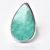Амазоніт срібна каблучка, 2053КА