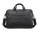 Чоловіча ділова шкіряна сумка для ноутбука Leather Collection (9915), фото 2