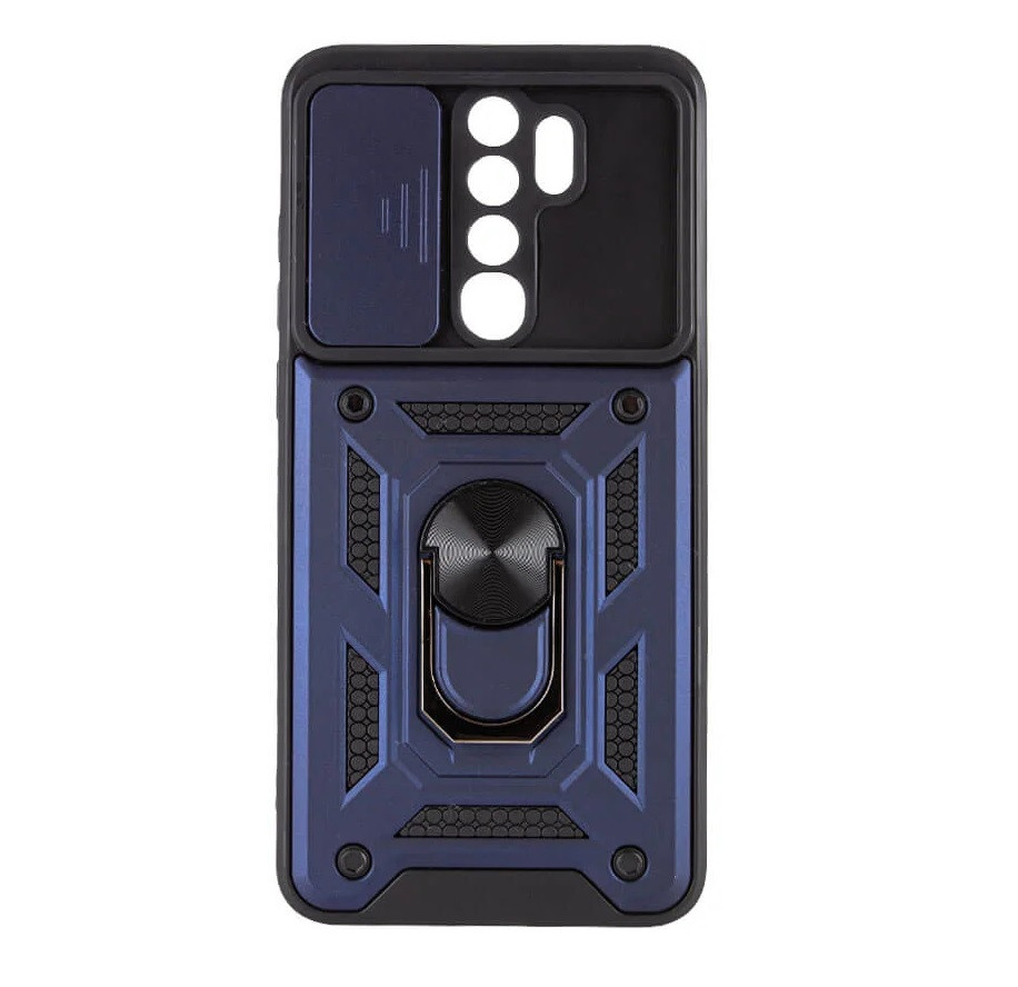 Чохол бампер Magnetic Ring з підставкою для Xiaomi Redmi Note 8 Pro Blue