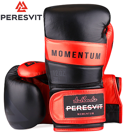 Рукавички для боксу та єдиноборств Peresvit Momentum Boxing Gloves Black Metalic Orange, фото 1