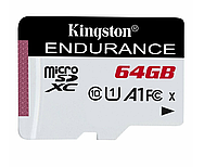 Карта пам'яті microSDXC (UHS-1 U1) Kingston Endurance 64Gb class 10 А1