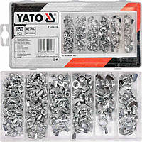 Гайки Барашок M4;M5;M6;M8;M10 Набір 150шт DIN 315 YATO