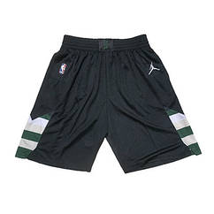 Чорні шорти Мілуокі Бакс Nike Milwaukee Bucks NBA Swingman