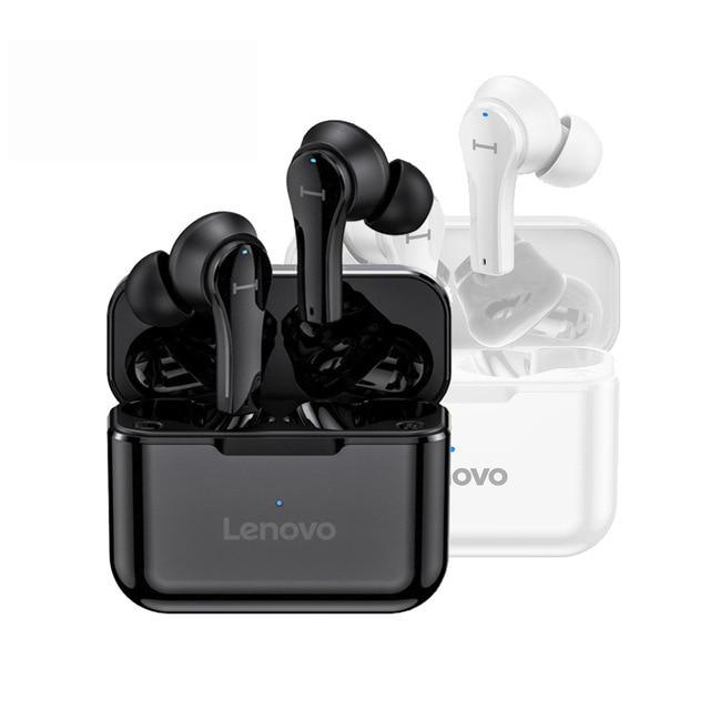 Наушники Bluetooth Lenovo TWS QT82. Type C, Оригінал White