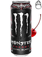 Энергетик напиток Monster Energy Zero Ultra Black 473 ml вишневый