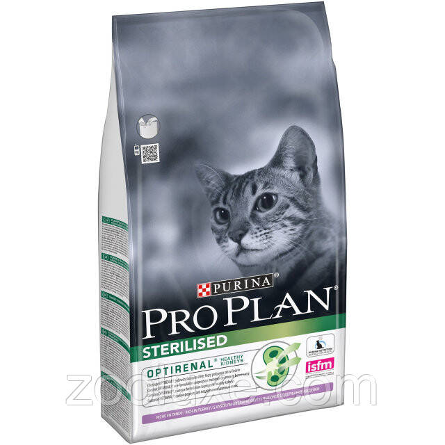 Purina Pro Plan Sterilised Turkey 3 кг / Пурина Про План Стерилайзд Індичка 3 кг — корм для кішок