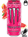 Енергетичний напій Monster Energy Zero Ultra Rosa 473 ml, фото 5
