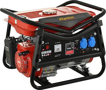 Бензиновий генератор Express HH 3900 DV 2.8 кВт 1 фаза блок AVR, фото 1