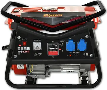 Бензиновий генератор Express HH 3900 DV 2.8 кВт 1 фаза блок AVR, фото 2