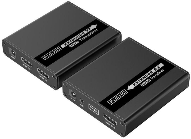 Подовжувач KVM і HDMI по крученій парі Lenkeng LKV223KVM