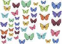 Вафельная картинка Бабочки №2