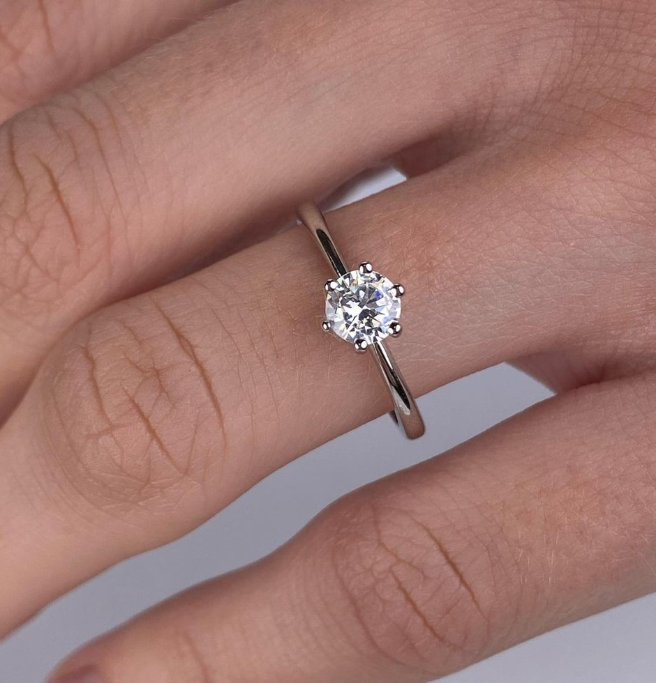 Срібна каблучна Витонченість, фото 1