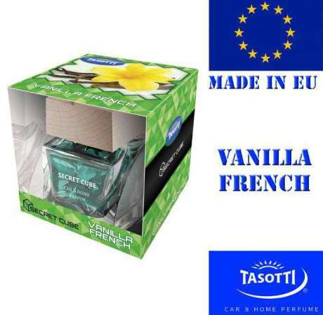 Автомобільний ароматизатор спрей Tasotti Secret Cube Vanilla French 50 ml